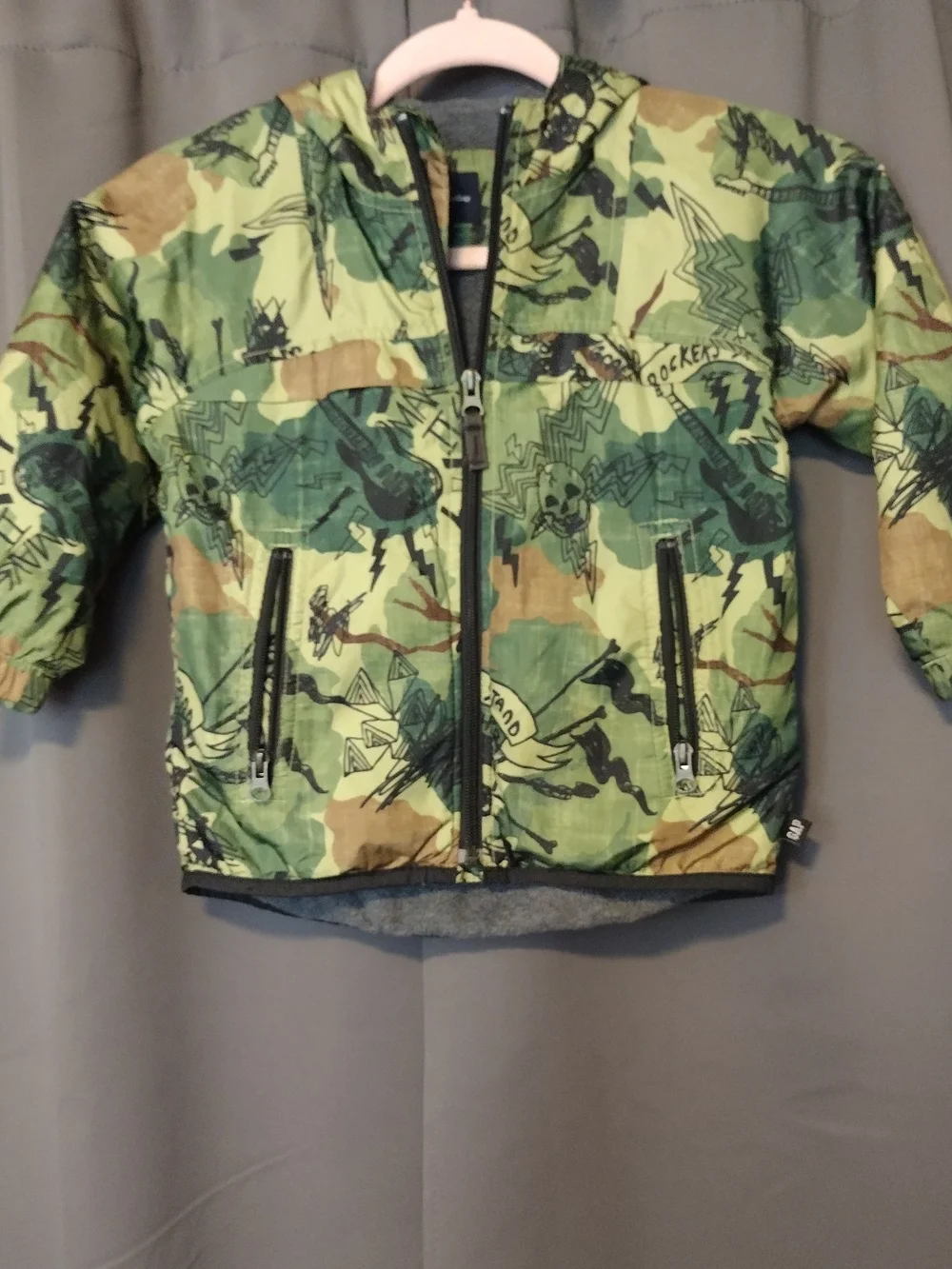 babyGap Camouflage Rocker Print Jacket
